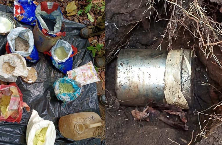 ମାଓବାଦୀ ଶିବିରକୁ ଧ୍ବଂସ  କଲା ପୁଲିସ: ବିପୁଳ ସାମଗ୍ରୀ ଜବତ